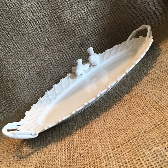 14" Oval Serving China Platter / Serving Plate Victorian Bird - Picture 4 of 7